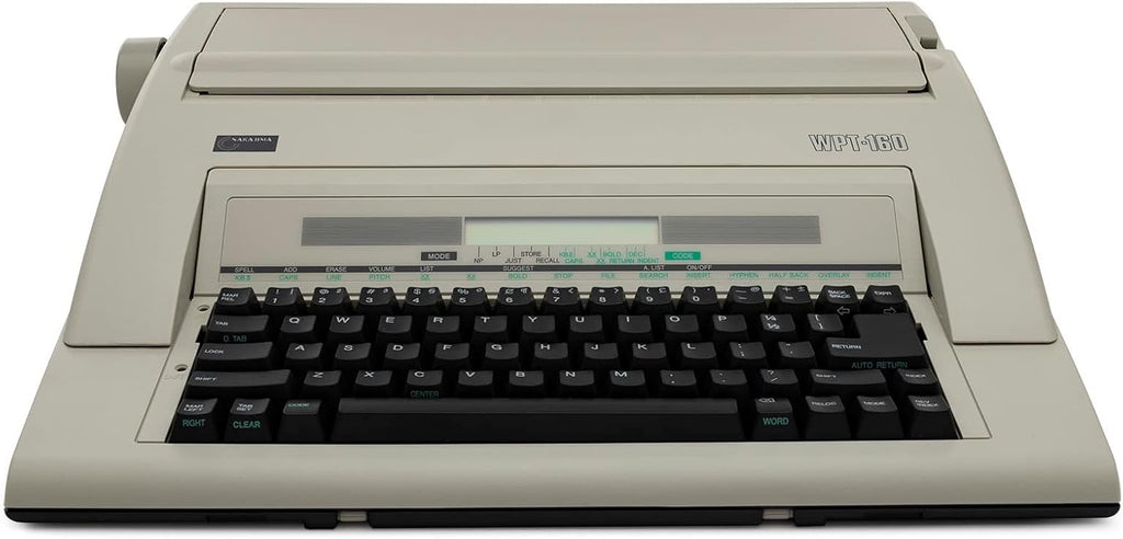 Nakajima WPT-160 Electronic Portable Typewriter Bundle