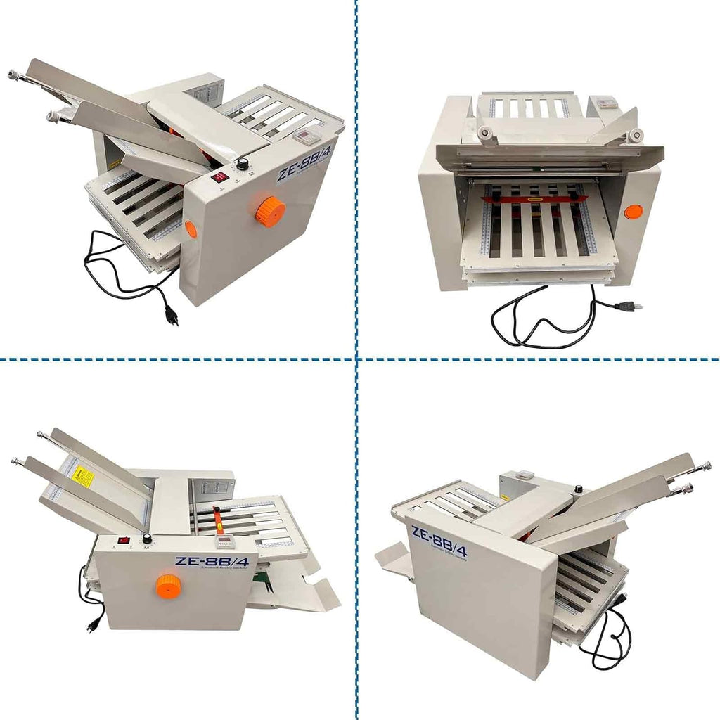 Automatic Paper Folding Machine, Electric Paper Folder with 4 Trays