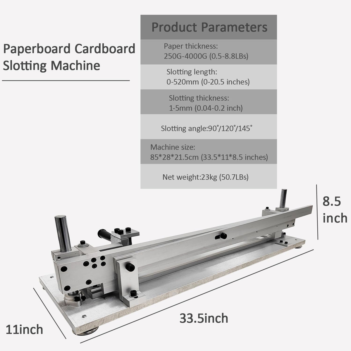 HayWHNKN Paperboard Cardboard Slotting Machine Manual Multi-Angle Grooving Tool for Gift & Product Boxes Adjustable Slotting Thickness 0.04-0.2 Inch for Small Batch & Sample Making