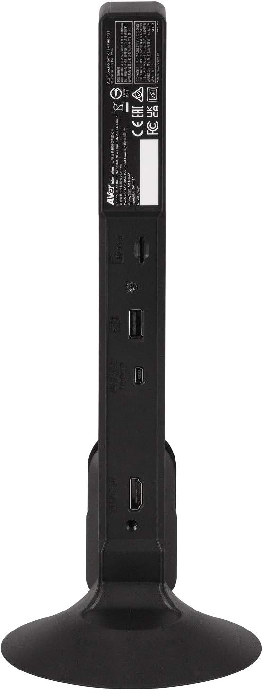 AVer M11-8M Document Camera - USB HDMI Webcam for Remote Video Conferencing - HD for PC, Mac, Chromebook, Zoom, and More - Perfect for Distance Learning, Classroom Teaching, Recording, Working