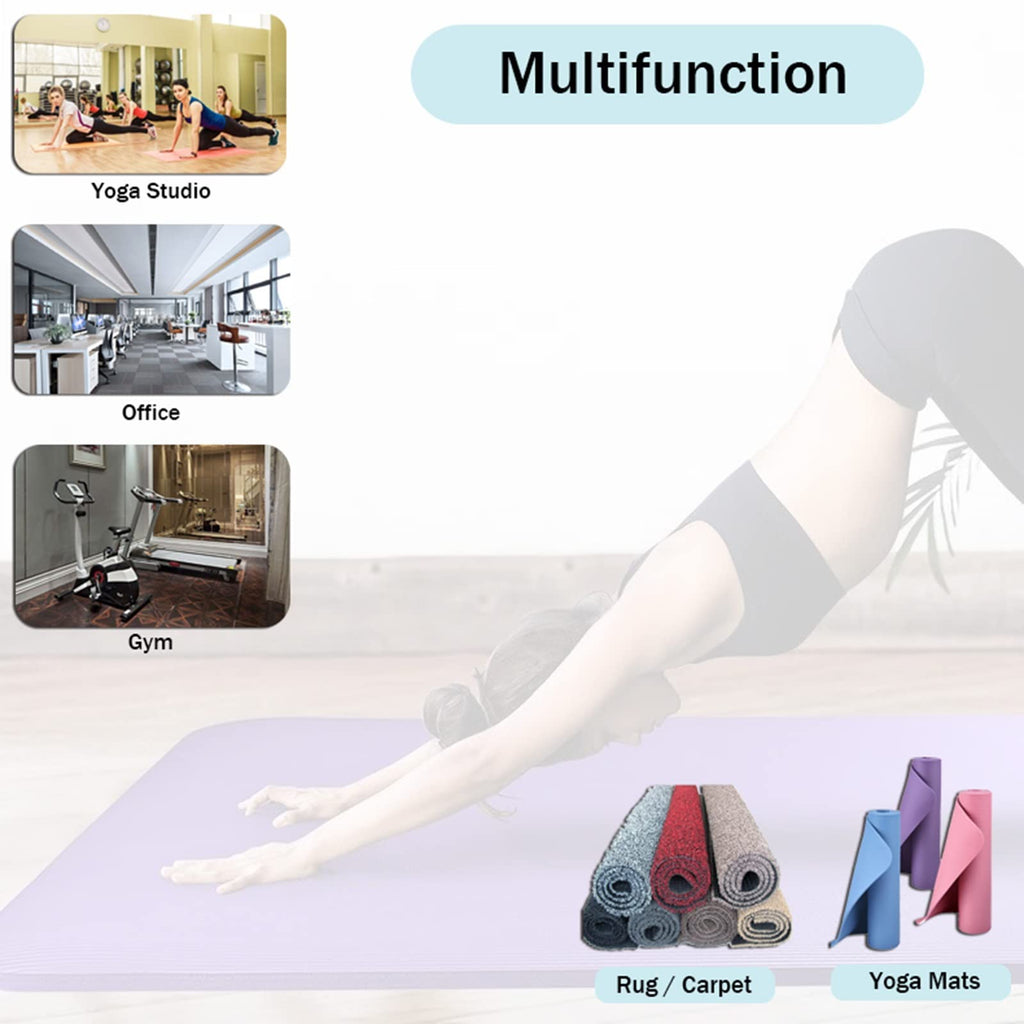 Home Gym Yoga Mat Rack - Rolling Foam Roller Storage Cart with Lockable Wheels, Metal Stand for Exercise Mats & Runner Rugs, Black, 31.5"X19.6"X27.5",Black,31.5x19.6x27.5in