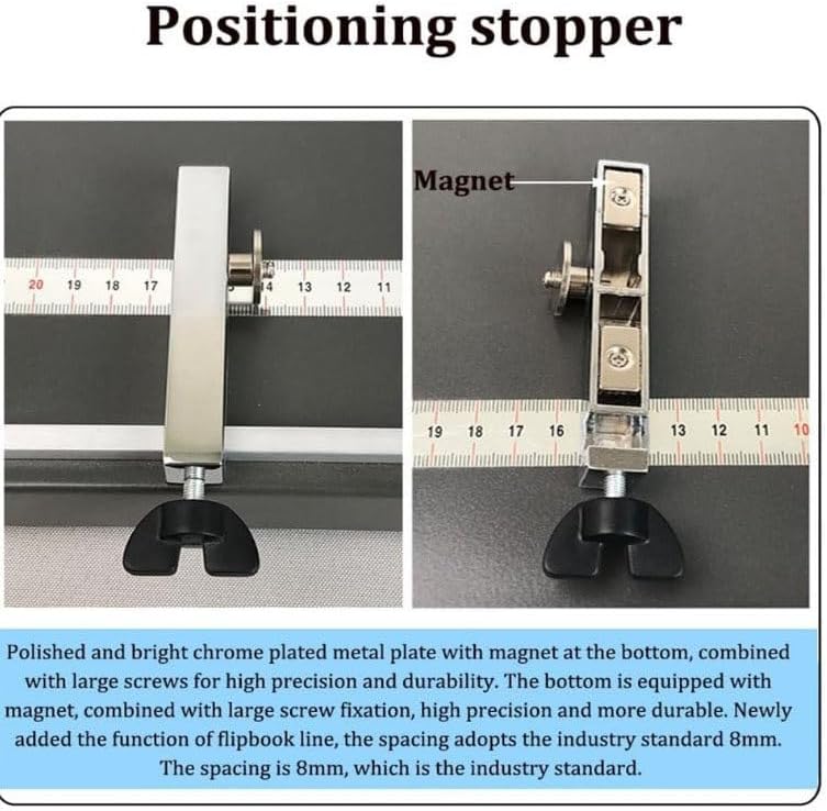 350mm Manual Creasing Machine, Scoring Paper Creasing Machine, A3/A4 Paper Folding Machine, Desktop Heavy Duty Metal Paper Creaser for Greeting Cards Booklets Photo Papers