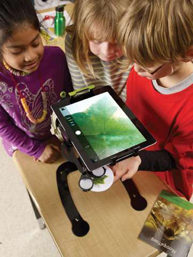 Dewey the Document Camera Stand with Microscope and Light