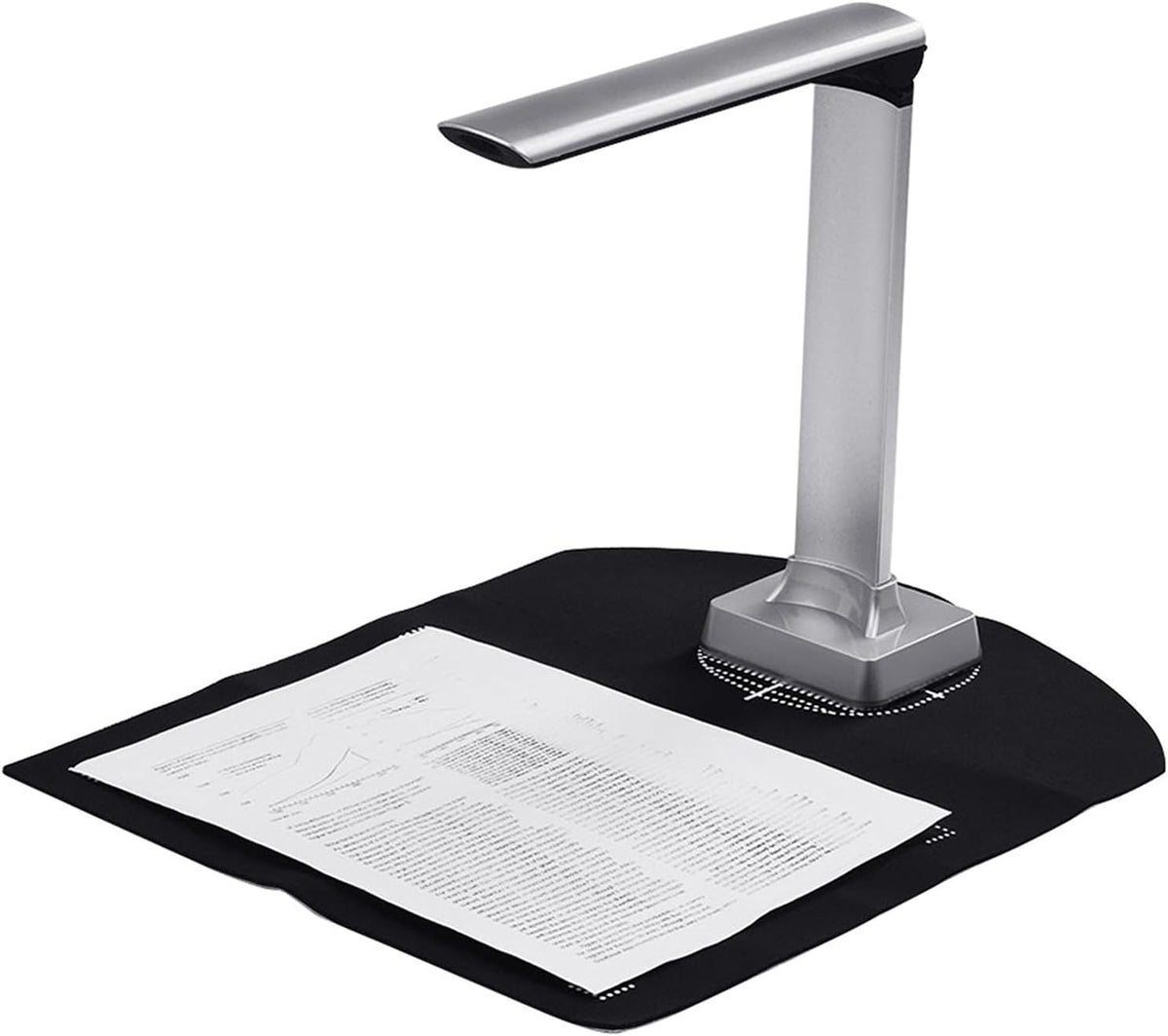Aibecy BK30 Portable Document Camera and Scanner - 5 Megapixel High Definition Image Capture - Supports A4 Size Documents for Office and Education - LED Fill Light - 1 Second Scan