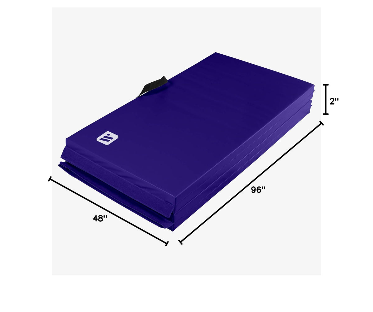 We Sell Mats Folding Exercise Mat - 2" Thick X-Large 4x8'
