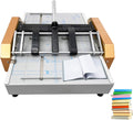 INTBUYING A3 Booklet Maker 3in1 Folding Binding Machine 17sheets Capacity Paper Booklet Binder Maker Folding Stapling 110V 60W 5 Stapling Positions