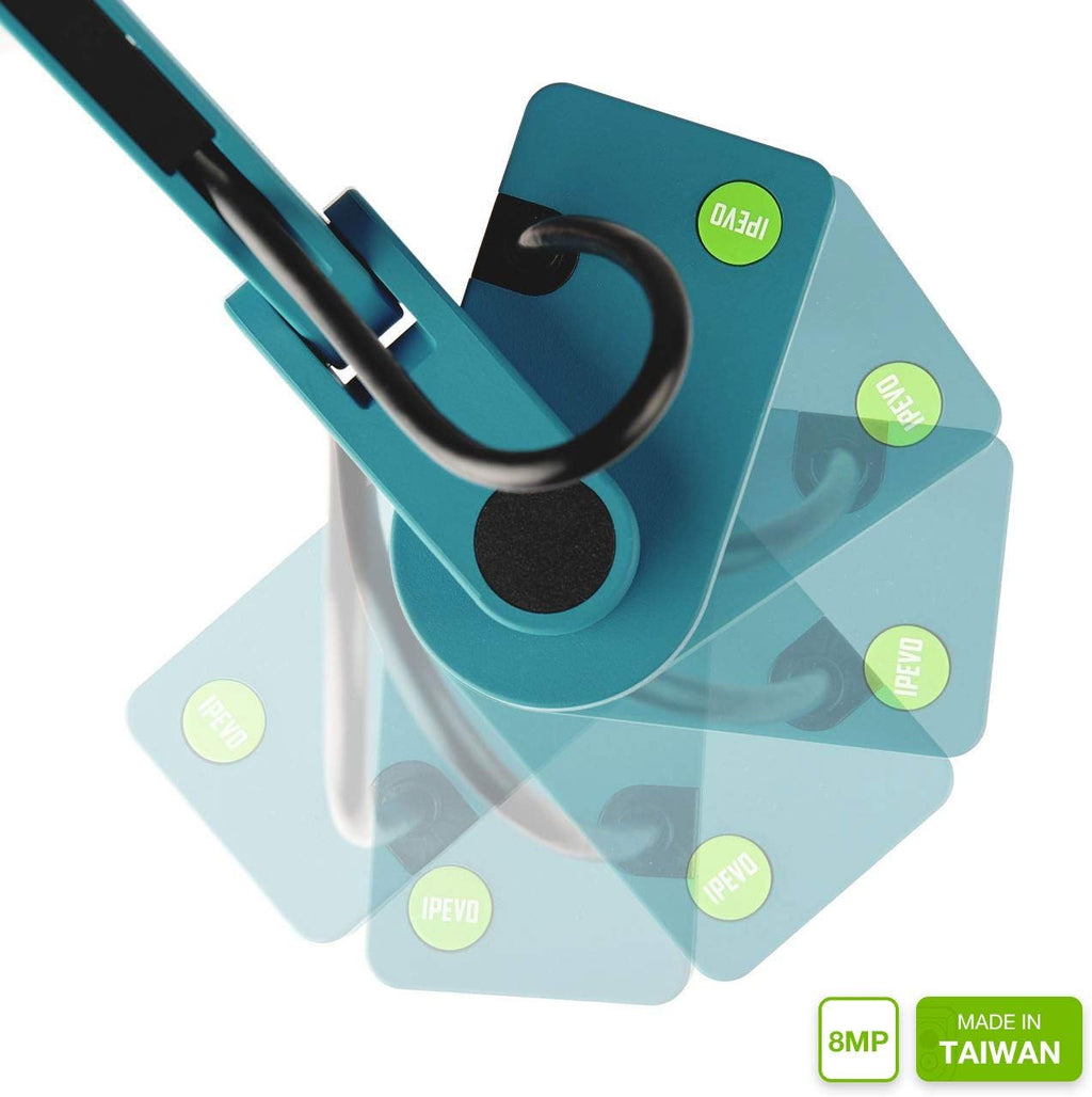IPEVO VZ-X 8MP Document Camera, Easy Setup, 3 Modes of Connectivity â Wi-Fi, HDMI, and USB, Compatible with Web Conferencing Software in USB Mode, Works Wirelessly with iOS, tvOS and Android