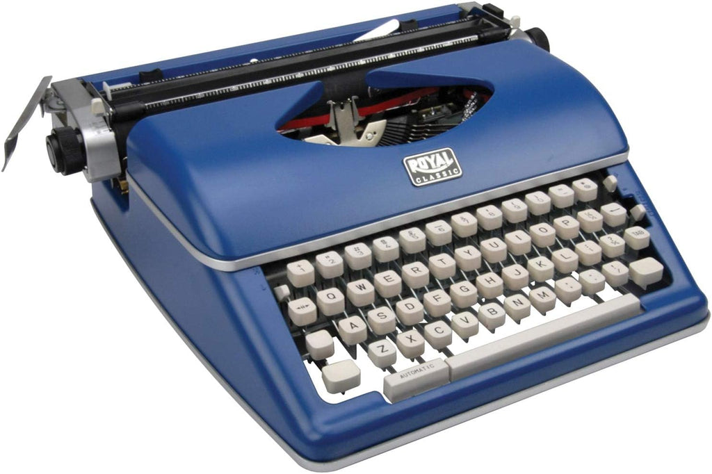 Royal 79106B Classic Manual Typewriter (Blue)