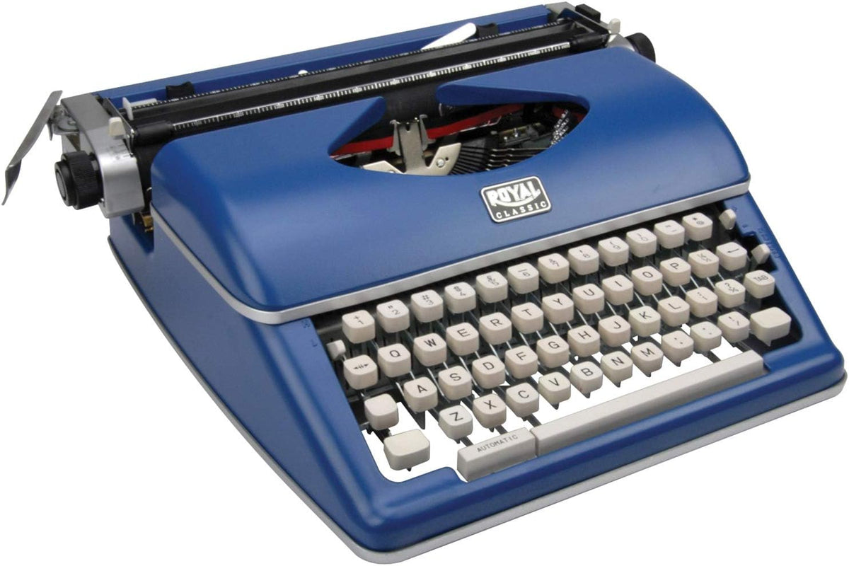 Royal 79106B Classic Manual Typewriter (Blue)