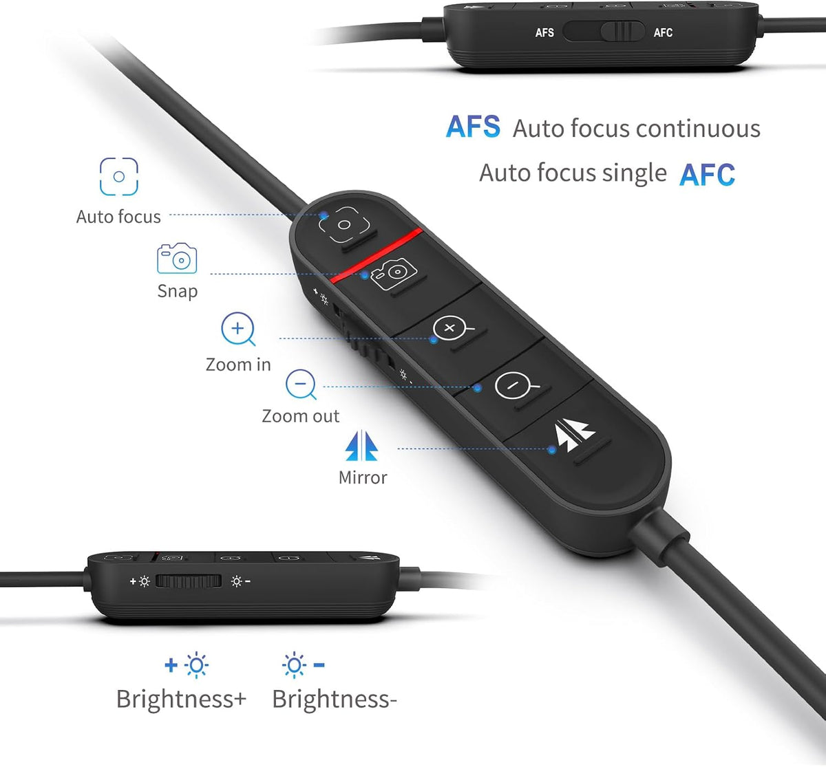 JOYUSING 4K Document Camera Webcam with Fast PDAF, for Real-time Projection, Web Conferencing, Distance Learning, Remote Teaching - Mac, Windows