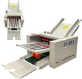 Automatic Paper Folding Machine 2-Tray Desktop Document Letter Folder with Counter & Speed Control for A4/Letter Manuals, Brochures, Cards up to 12" x 27" (40-125g Paper) Commercial Use