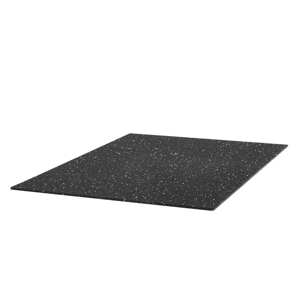 VEVOR 0.56Inch 96sq.ft 24 Tiles Gym Flooring for Home Gym, Rubber Top with High Density EVA Foam, 24 x 24In Gym Floor Exercise Equipment Mats, Interlocking Gym Mats, Puzzle Workout Mats, Black & Gray