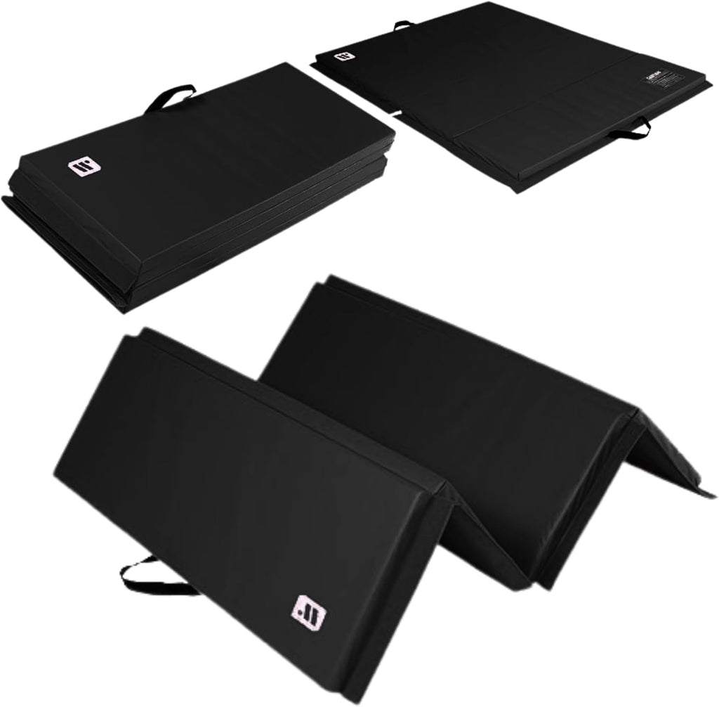 We Sell Mats - 4 ft x 6 ft x 2 - Personal Fitness & Exercise Mat for Home Workout - Lightweight and Folds for Carrying â All Purpose Gym Mat â Thick Mat for Yoga, Pilates, Stretches, Floor Exercises