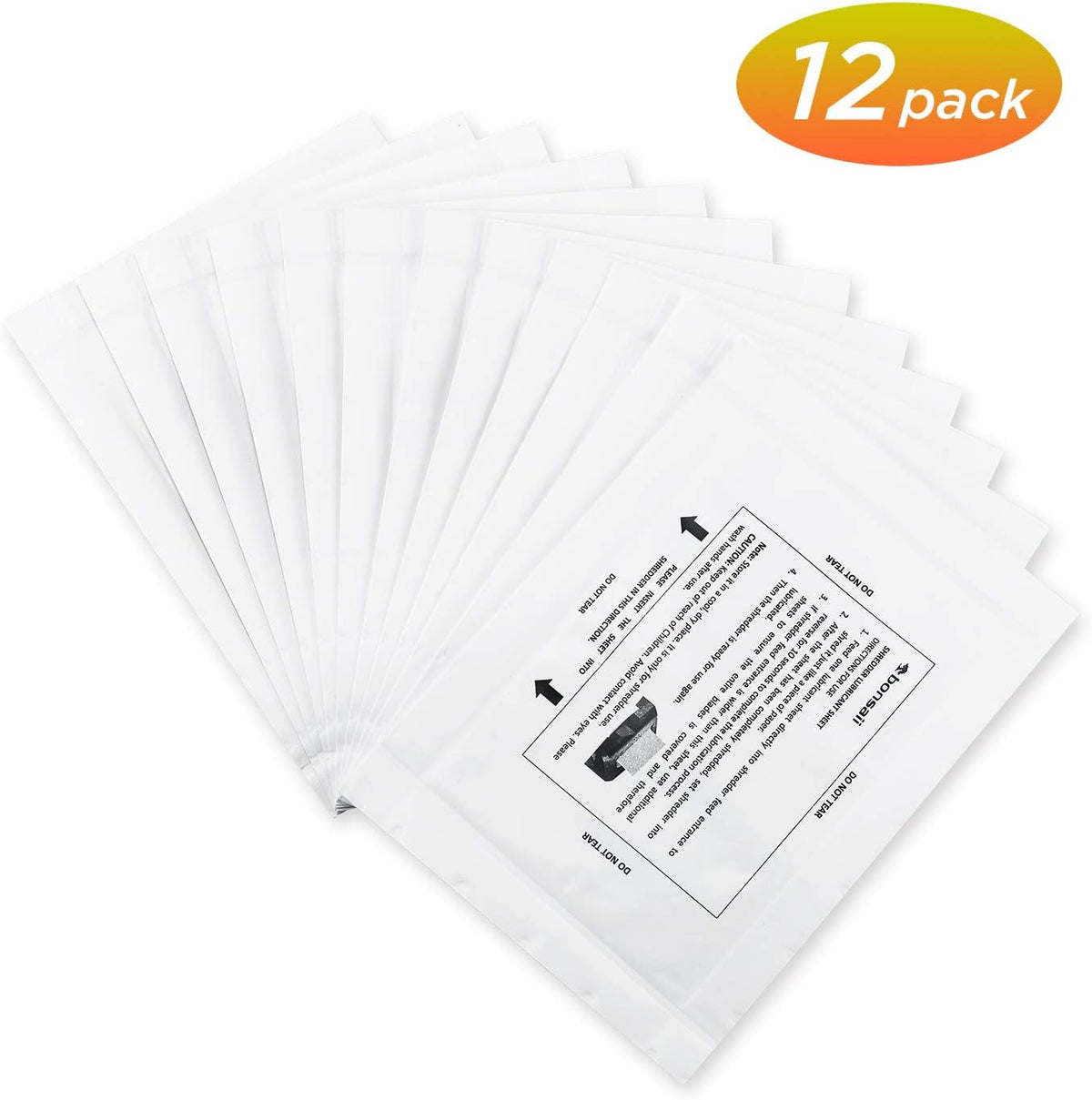 Bonsaii C149-C Shredder and 12-Pack Lubricant Sheets