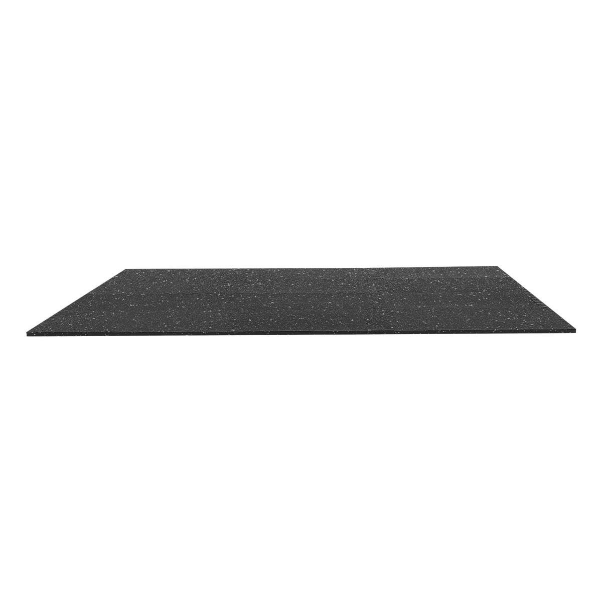 VEVOR 0.56Inch 96sq.ft 24 Tiles Gym Flooring for Home Gym, Rubber Top with High Density EVA Foam, 24 x 24In Gym Floor Exercise Equipment Mats, Interlocking Gym Mats, Puzzle Workout Mats, Black & Gray