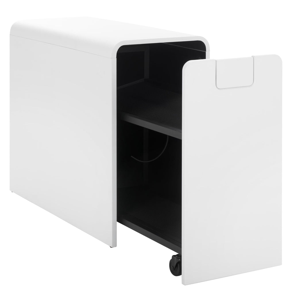 SEI Furniture - Sidekick Sport Equipment Rolling Rack - Transitional Design, Metal and Wood - Ideal for Bedroom, Living Room (HZ0123)