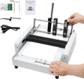 A3 Booklet Maker 2-in-1 Paper Folding Binding Machine 110V 60W Booklet Making Machine Max Binding 20 Sheets 200-300books/H 5.83Ã8.27 to 11.69Ã16.54 Inch for Offices Home