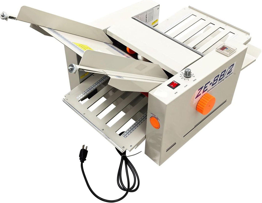 110V Folding Paper Machine with 2 Trays, Max Speed 262ft/min