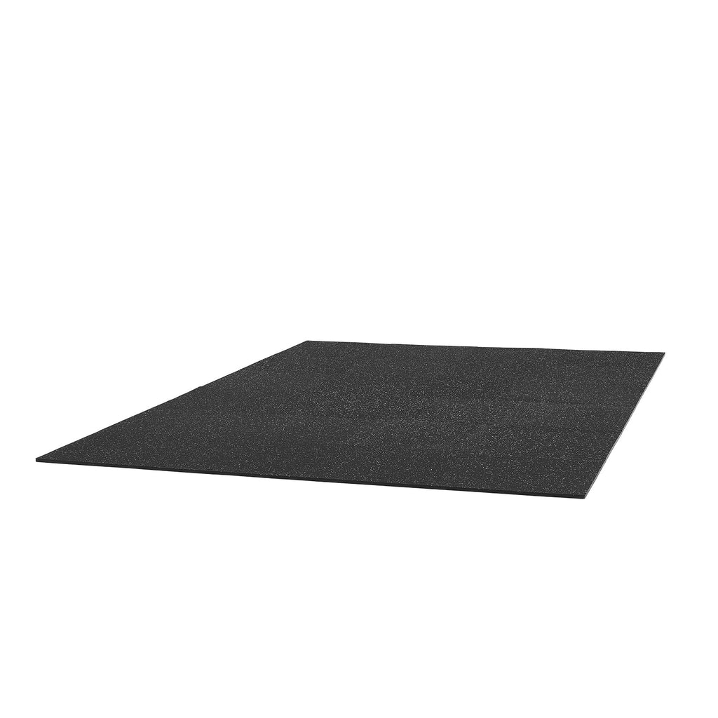 VEVOR 0.56Inch 96sq.ft 24 Tiles Gym Flooring for Home Gym, Rubber Top with High Density EVA Foam, 24 x 24In Gym Floor Exercise Equipment Mats, Interlocking Gym Mats, Puzzle Workout Mats, Black & Gray