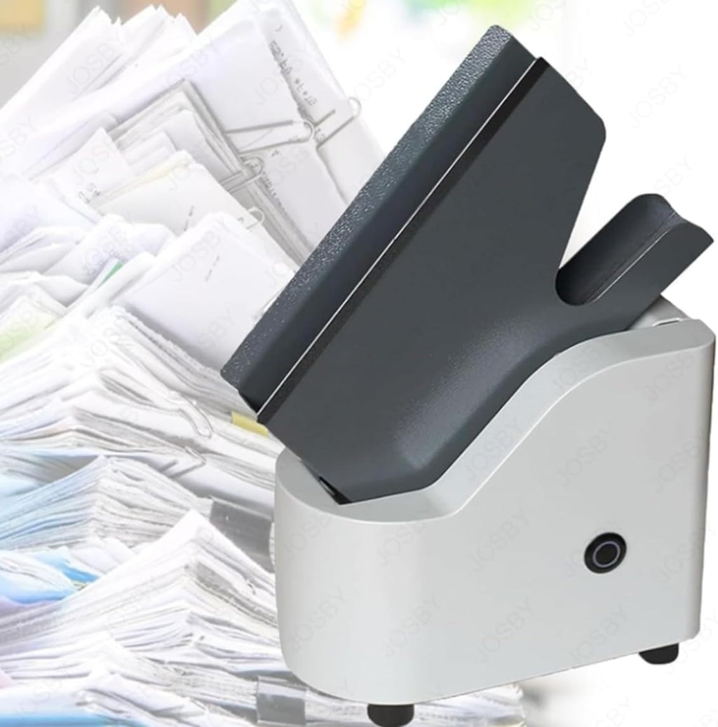 Automatic Paper Sorting Machine, 18000r/min Desktop Paper Jogger, 50MM Single Bin, for Aligns and Separates Envelopes, Cards, Small Paper Stock