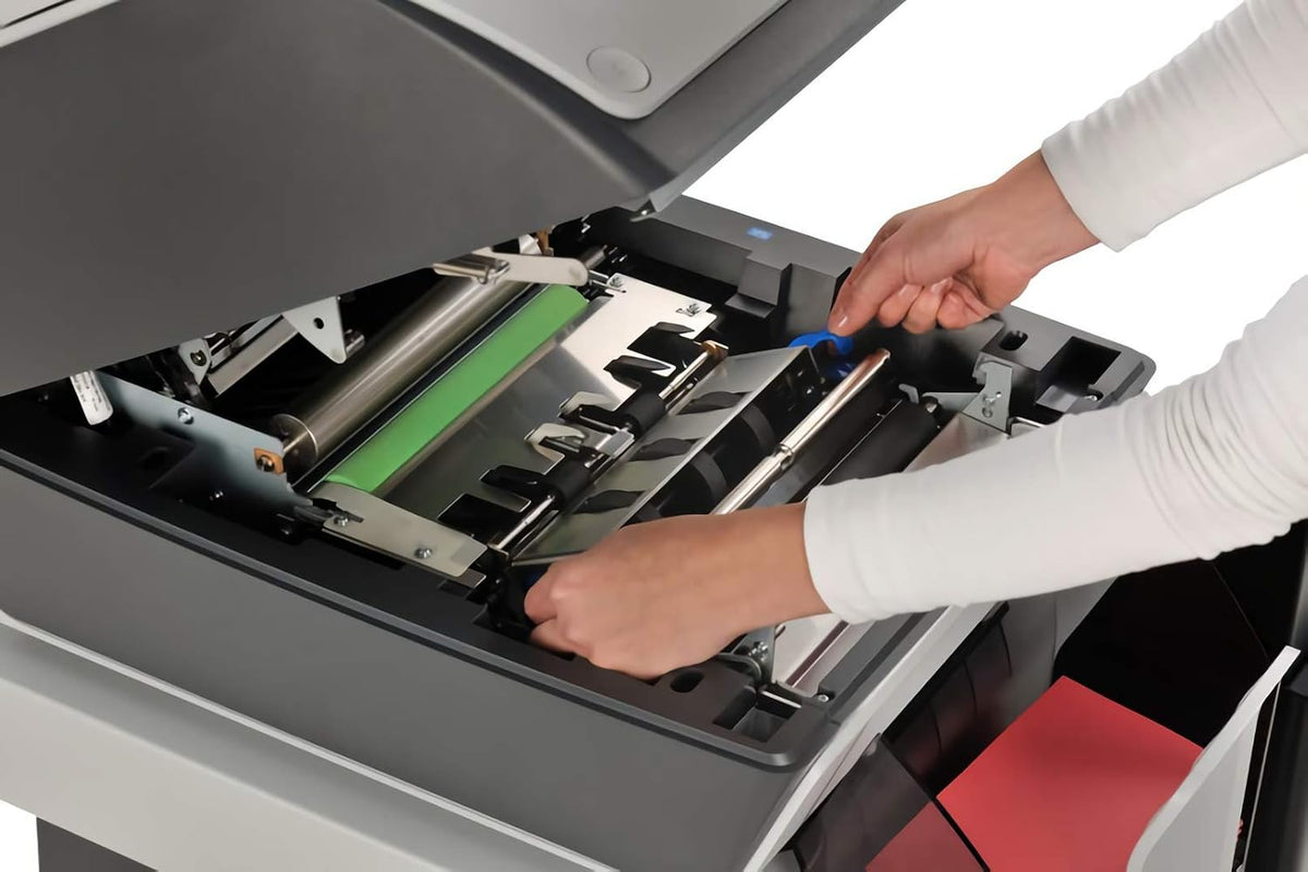 Intimus A0111771 Model TSI-2.5 S Folder Inserter; 5" Color Touch Screen Control Panel; Compact; Quiet Operation; Automatically Folds, Inserts and Seals Up to 4,000 Envelopes per Month