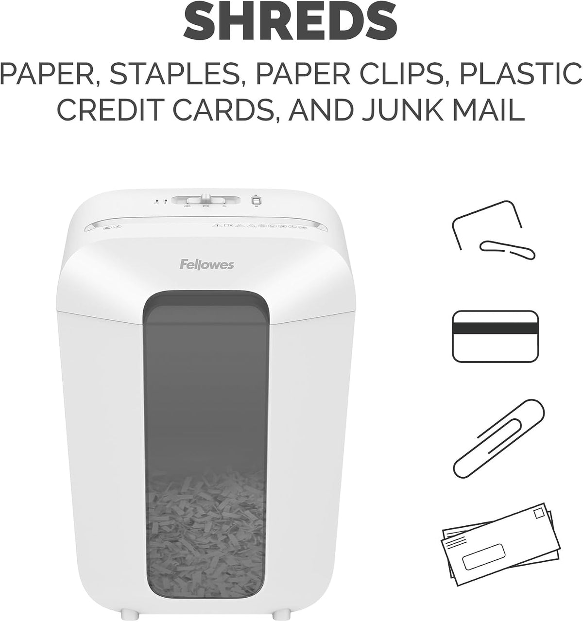 Fellowes Powershred LX75 11-Sheet Crosscut Shredder (4405001)