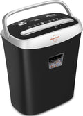 VidaTeco Paper Shredder for Home Office Heavy Duty with 60 Mins Running with US Patented Cutter,Shred CD/Card with Extra Large Bin,AUTO Jam Proof(ETL) (10-Sheet Micro-Cut)