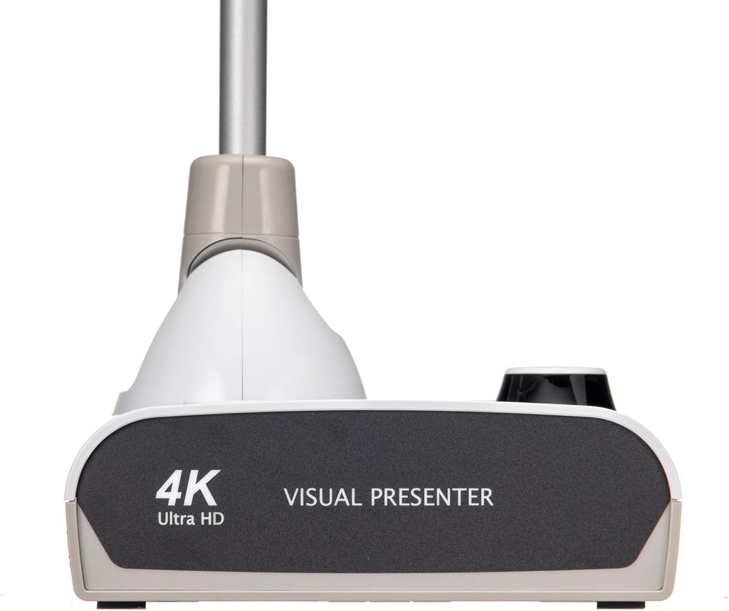 Elmo 1380 Model TT-12G Interactive Document Camera, 4K Ultra HD, 12MP Sensor, Built-in Mic, Multi-Angle Flexible Arm, HDMI/USB/VGA, 192x Zoom, for Classroom Distance Learning, Replaced 1379 TT-12W