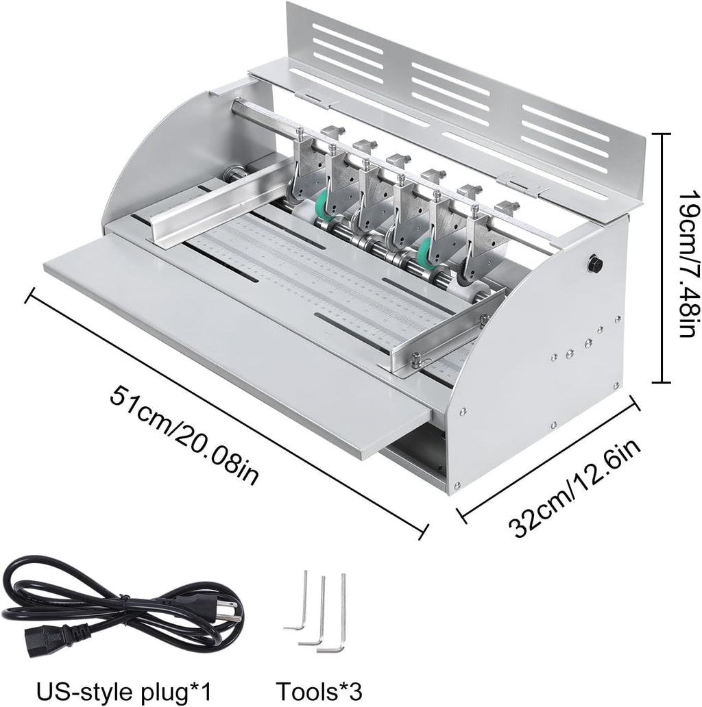 Generic Electric Paper Creaser with Adjustable Speed 0-100r/min 3 in 1
