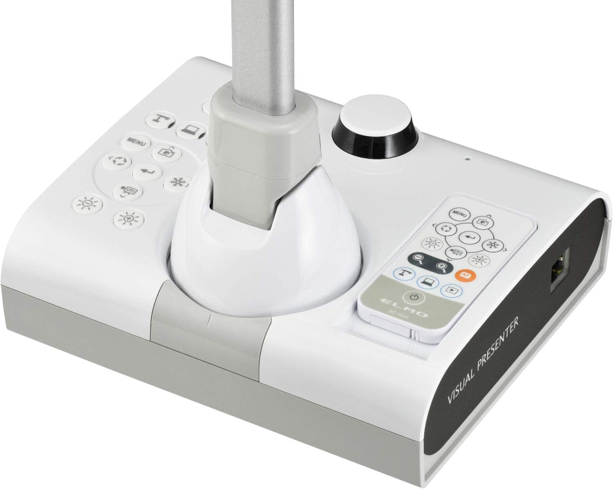 Elmo 1379 Model TT-12W STEM-CAM Visual Presenter, Document Camera with 192x Zoom (12x Optical + 16x Digital), 1/2.3" CMOS Sensor, 3.4 Megapixel, 30 Fps, HDMI in & Out, RGB, USB, Ethernet, Wi-Fi