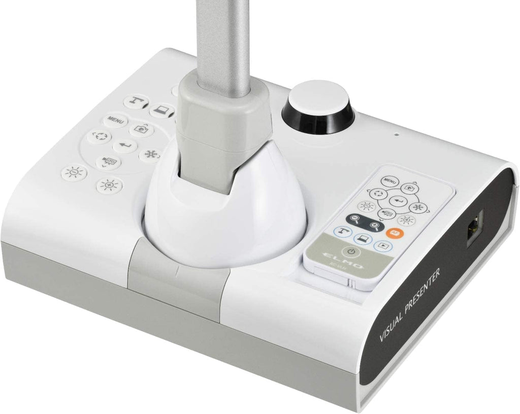 Elmo 1379 Model TT-12W STEM-CAM Visual Presenter, Document Camera with 192x Zoom (12x Optical/16x Digital), 1/2.3" CMOS Sensor, 3.4 Megapixel, 30 Fps, HDMI in/Out, RGB, USB, Ethernet, Wi-Fi