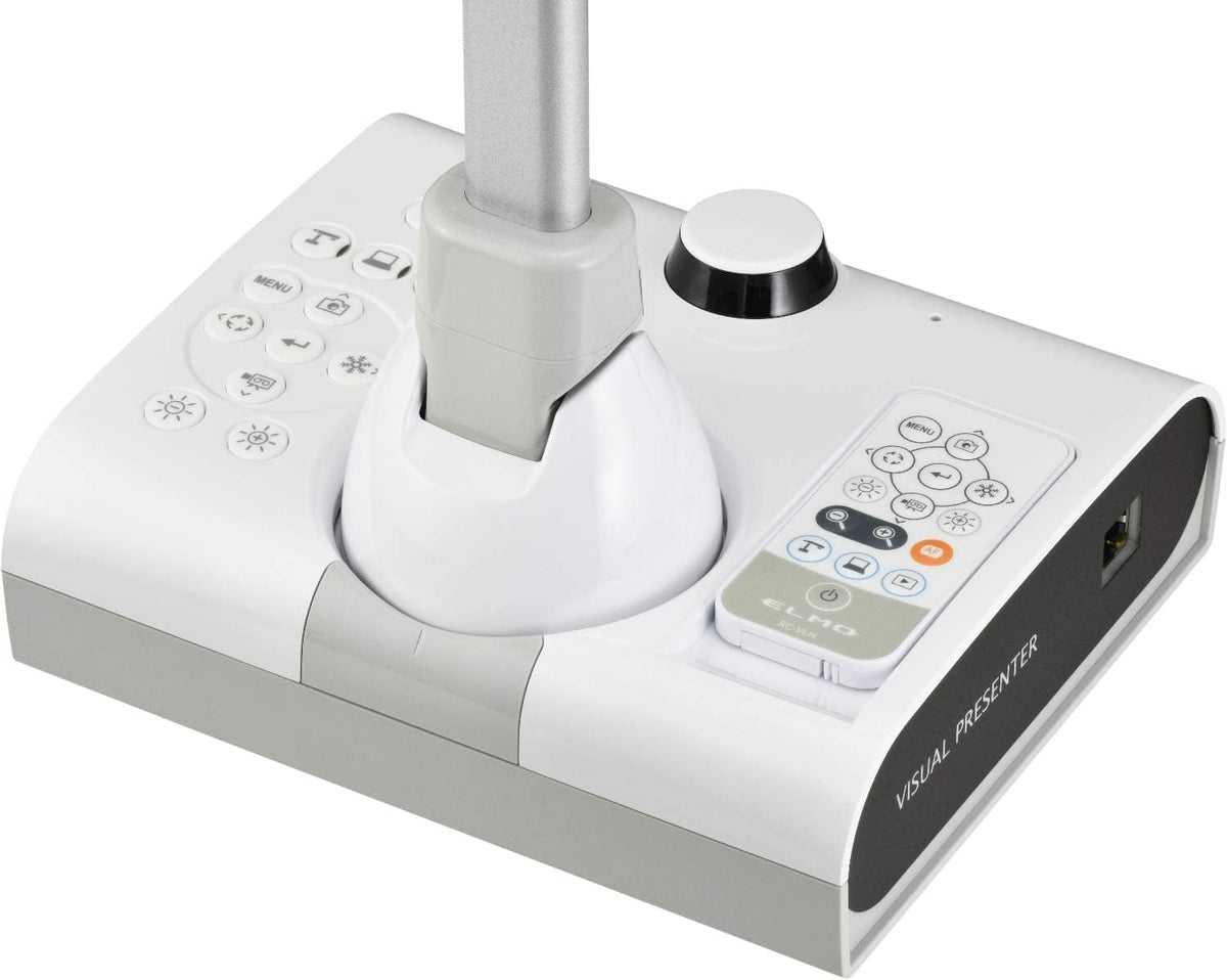 Elmo 1379 Model TT-12W STEM-CAM Visual Presenter, Document Camera with 192x Zoom (12x Optical/16x Digital), 1/2.3" CMOS Sensor, 3.4 Megapixel, 30 Fps, HDMI in/Out, RGB, USB, Ethernet, Wi-Fi