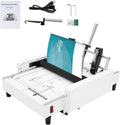 A3 2-in-1 Booklet Maker, Paper Folding Machine Book Binding Folding Saddle Stitch Free Standing Stapler Book Maker Stapling Machine with Power Cord for Schools Printing Stores Offices