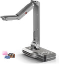 JOYUSING V500-4k VGA/HDMI/USB Three Mode 13MP Document Camera, OCR for Windows, Compatible with Real-time Projection, Web Conferencing, Distance Learning, Remote Teaching - Mac, Windows
