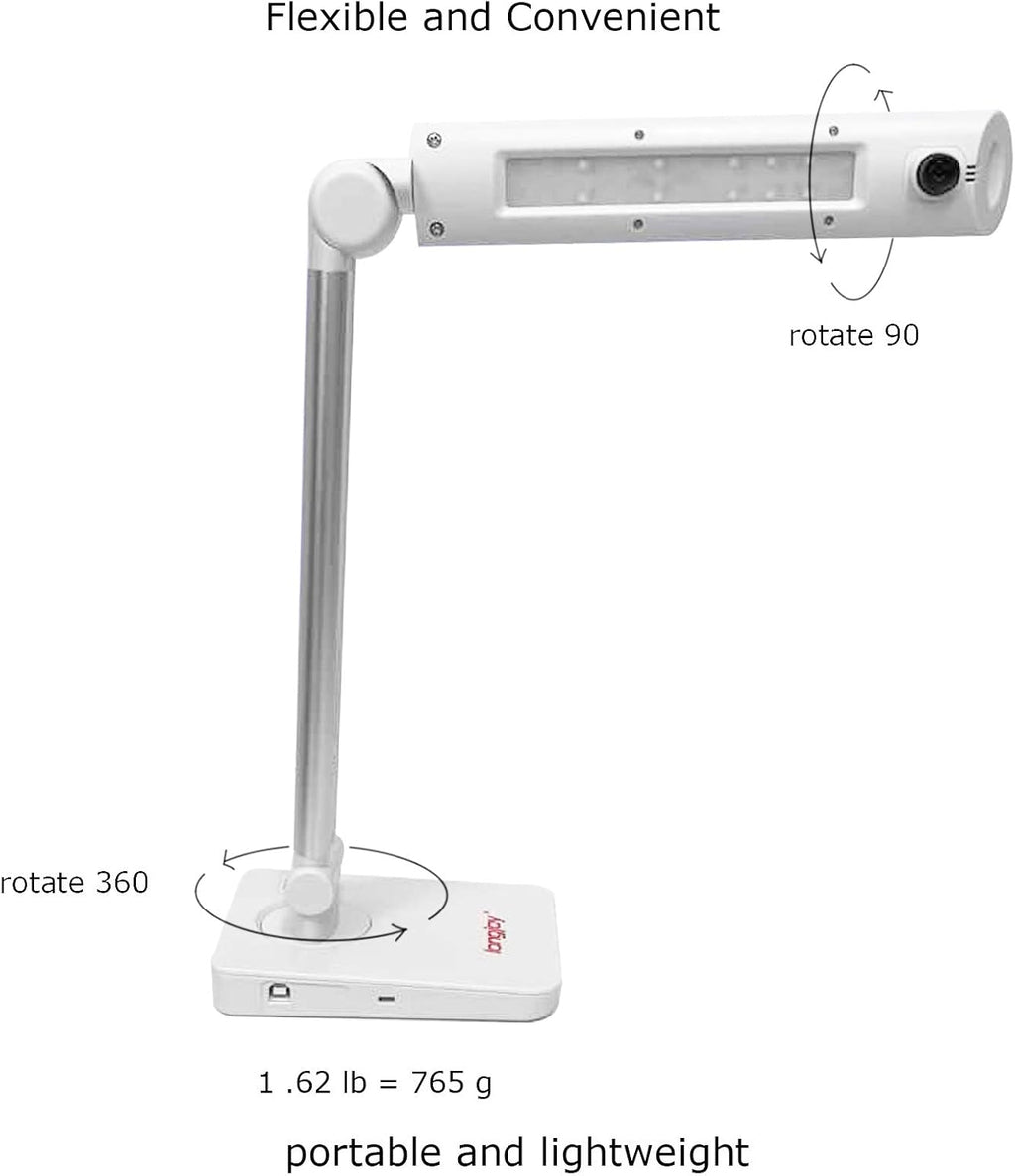 Digital Portable Overhead USB Distance Teaching Document Camera LV-1020 (White)