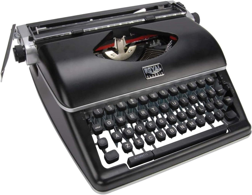 Olivetti Royal Classic Manual Typewriter (Black) Bundle