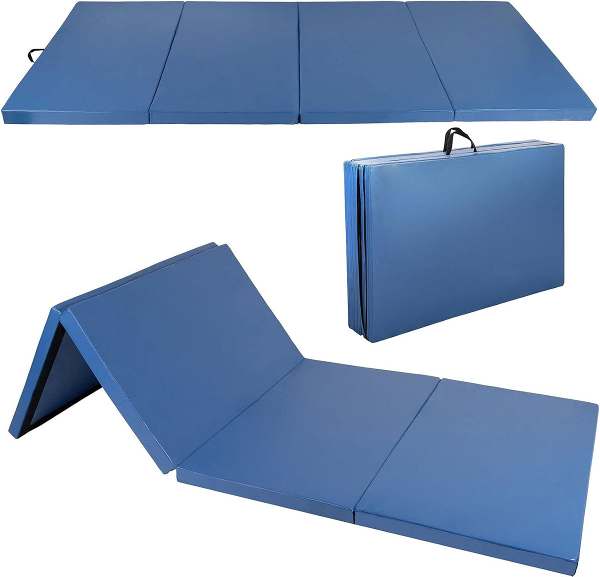 Polar Aurora 4'x10'x2 Thick Folding Gymnastics Exercise Mat Aerobics Stretching Yoga Mats