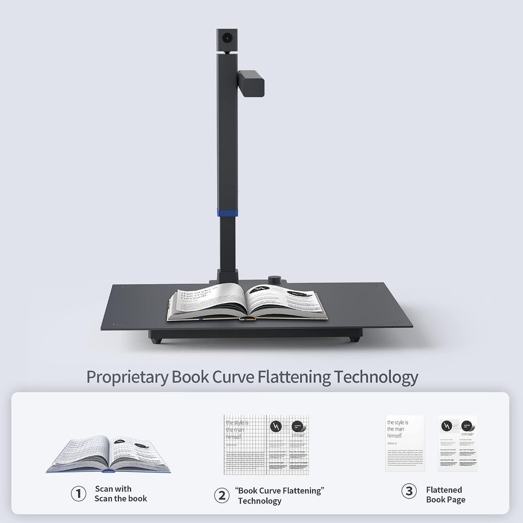 CZUR Shine Surface Pro 16MP Book & Document Scanner