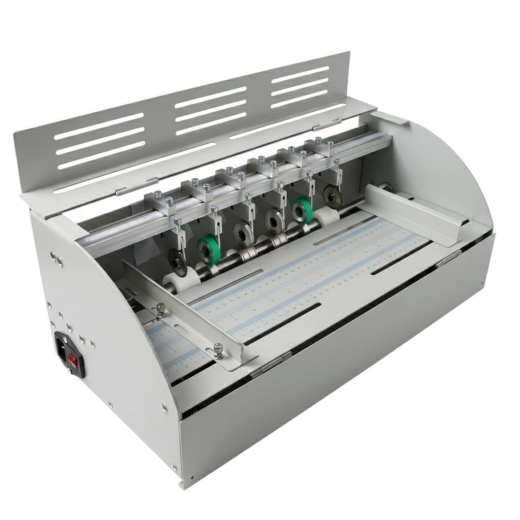 Electric Creasing Machine and Perforator 110V Desktop Folder