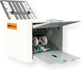 Dynafold 102N Paper Folding Machine; Folds up to 8000 per Hour; Batch Processing; Resettable Counter; Output Conveyor Stacker; Push-Button Operation; Self Adjusting for Paper Thickness