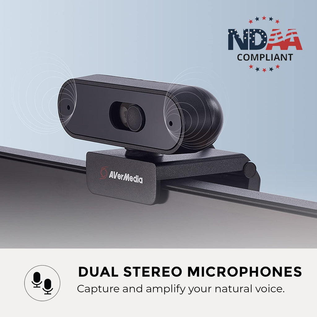 AVerMedia PW313D DualCam 2K Document Camera for Trading Cards, Miniatures