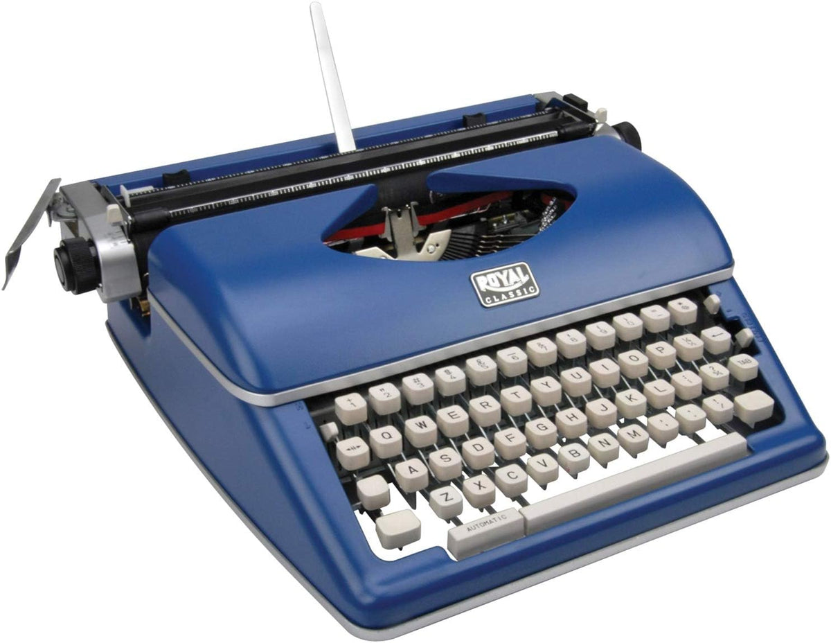 Royal 79106B Classic Manual Typewriter (Blue)