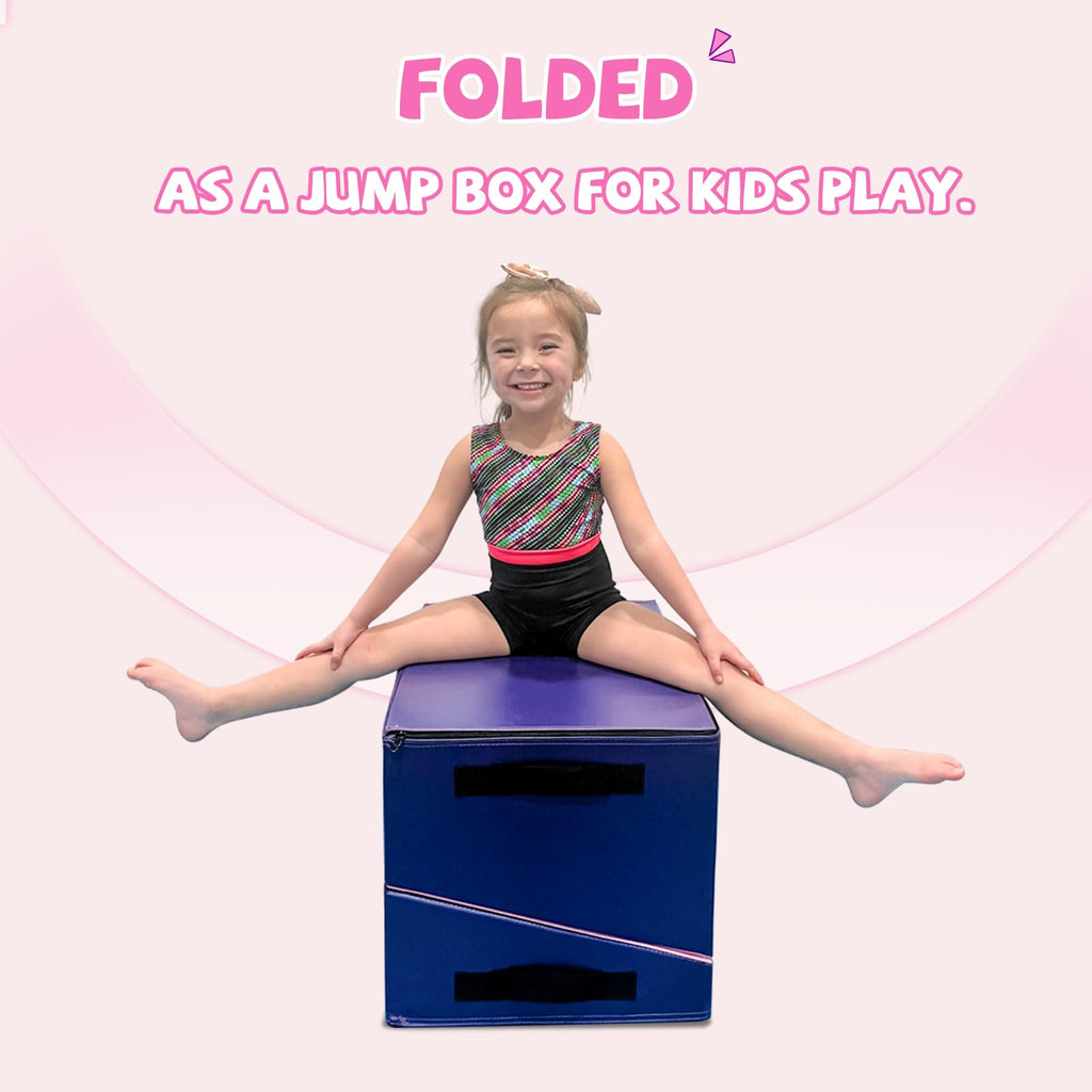 Kangaroo Hoppers Gymnastics Cheese Wedge Mat for Kids Ages 1-12