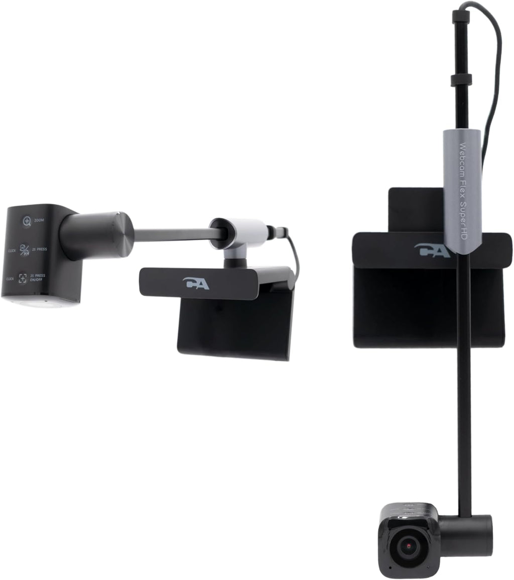 Cyber Acoustics WC-Flex HD Webcam, Center and Table View Mounting Options