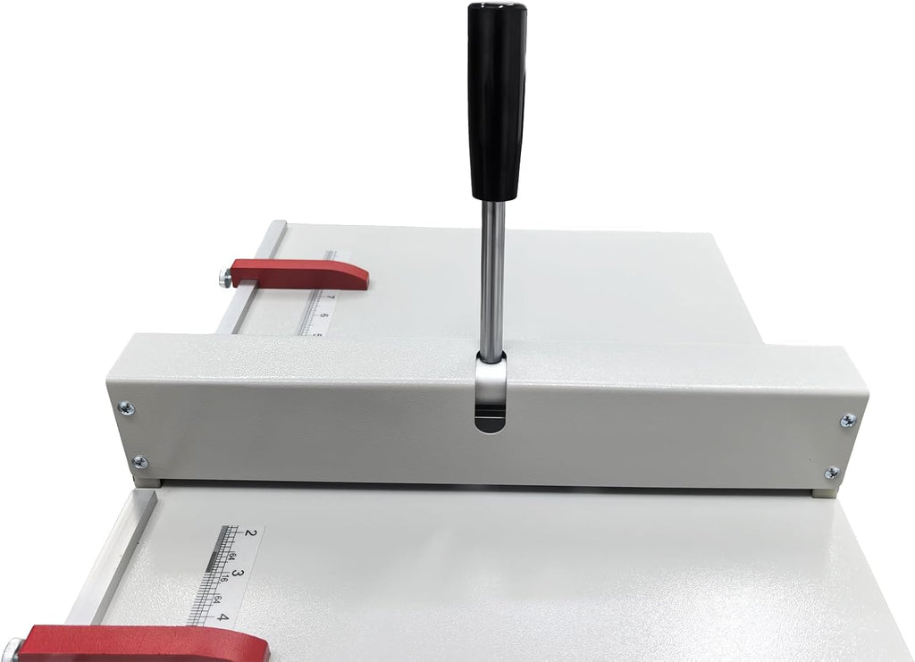 INTBUYING 14in 360mm Manual Creaser, Desktop Paper Creasing Scoring, Manual Creasing Machine, Paper Creaser Folding Machiner for Paper Files Cards Creasing