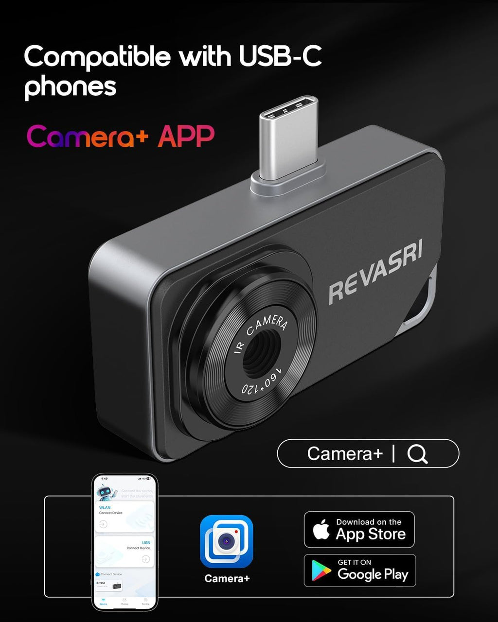 REVASRI Thermal Imaging Camera,320x240 Super IR Resolution