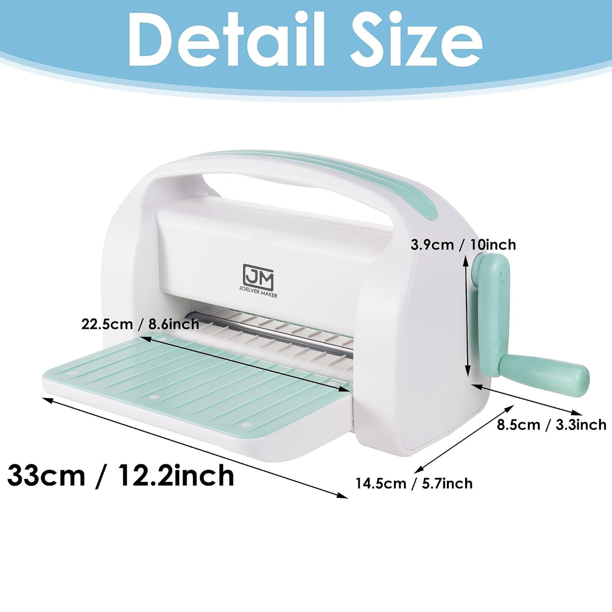 Manual Die Cutting Machine,9" Openning, Scrapbooking Machine Starter kit
