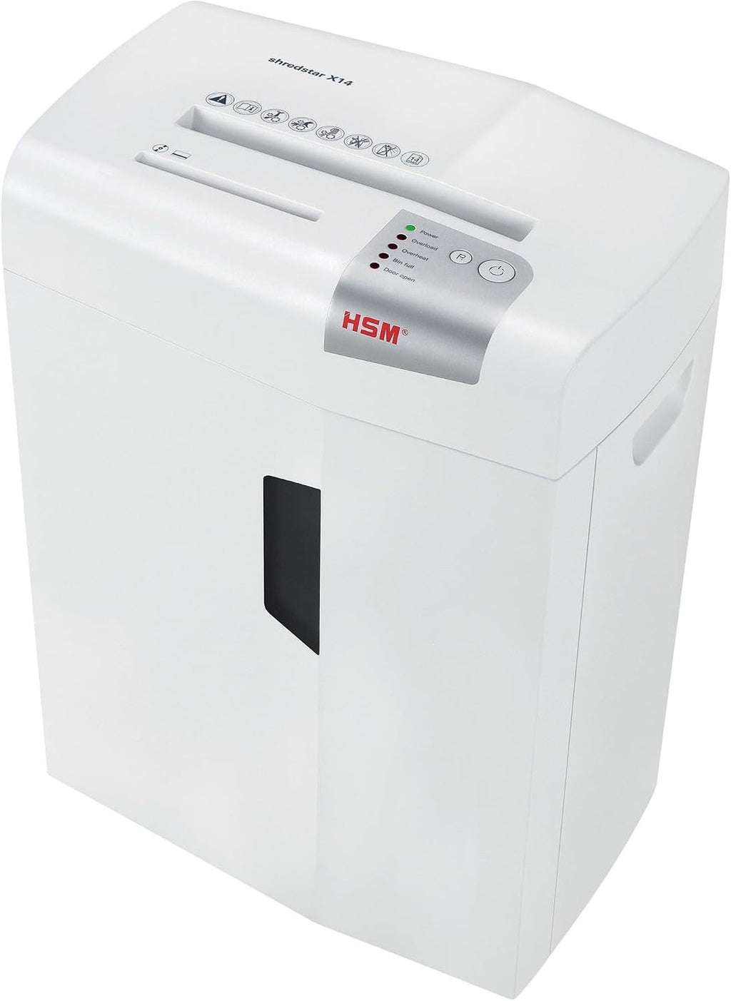HSM shredstar X14 Cross-Cut Shredder; Shreds Up to 14 Sheets; 6.1-Gallon Capacity Shredder White | HSM1057W