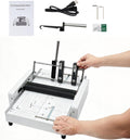 A3 Paper Folding & Binding Machine, 2 in 1 Booklet Folding Binding Machine, 60W 110V Multifunctional Book Maker Stapling for Homes, Schools, Printing Stores