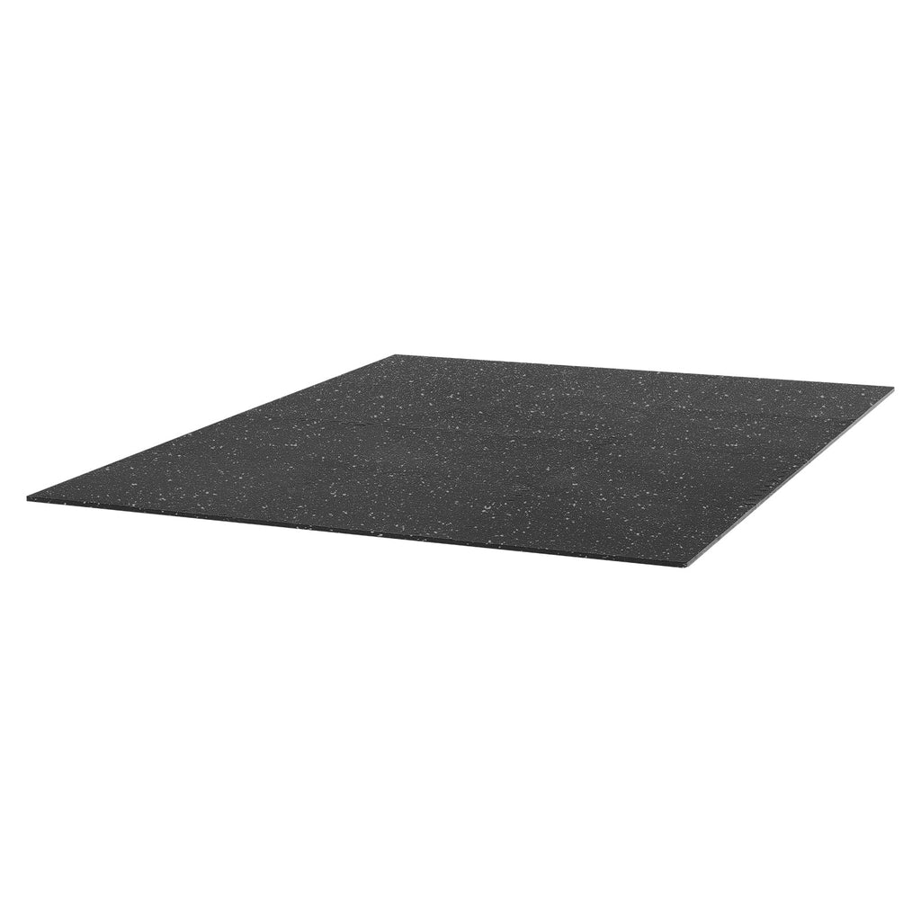 VEVOR 0.56Inch 96sq.ft 24 Tiles Gym Flooring for Home Gym, Rubber Top with High Density EVA Foam, 24 x 24In Gym Floor Exercise Equipment Mats, Interlocking Gym Mats, Puzzle Workout Mats, Black & Gray